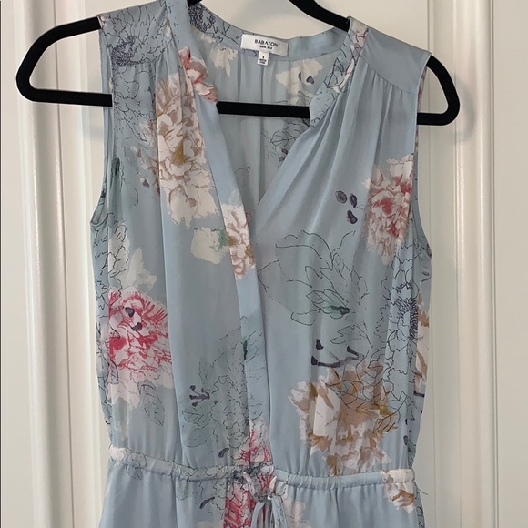 Ladies silk Babaton floral dress (size small) - Picture 2 of 4
